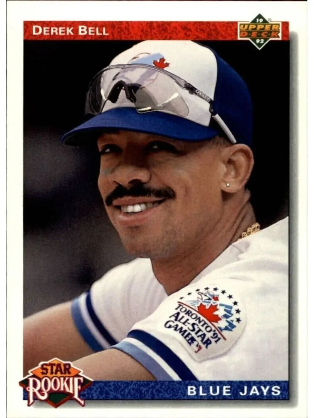 Derek Bell 1992 Upper Deck MLB #26 Baseball Card Toronto Blue Jays